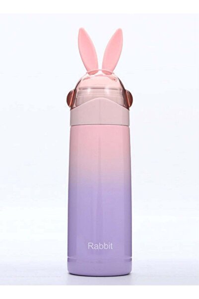 Generic Kids Travel Thermos with Cute Bunny Design – Insulated Stainless Stee...