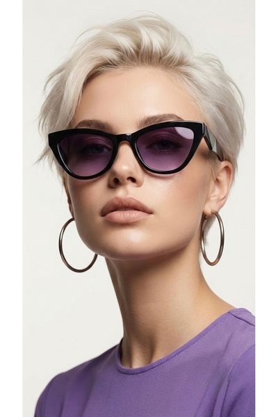 JULIANO Marley Black-Purple Sunglasses