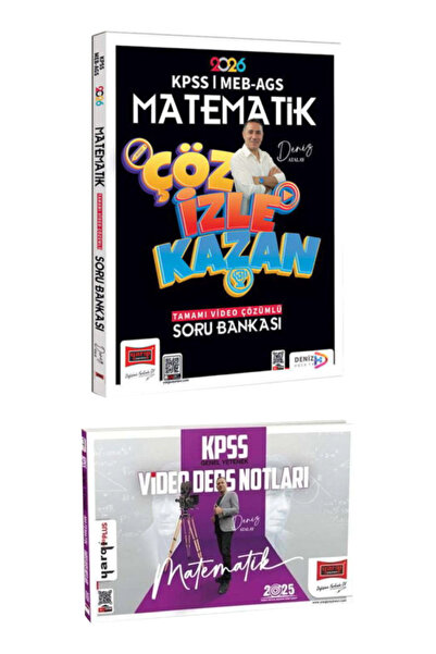 Yargı Yayınları 2026 KPSS/MEB-AGS Matematik Çöz İzle Kazan Deniz Atalay Soru ...