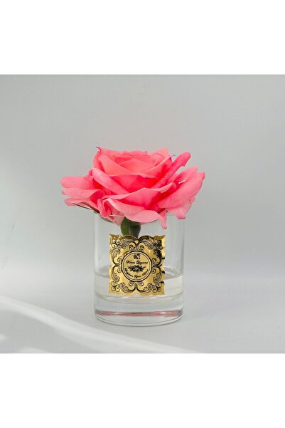 KEARS LAGUNA BLOOM , TEKLİ KOKULU İRİ GÜL ISLAK ÇİÇEK PEMBE GOLD KABARTMALI M...