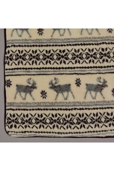 OEM Merino wool blanket, patterned, color, 100% wool, 220 cm x 200 cm.