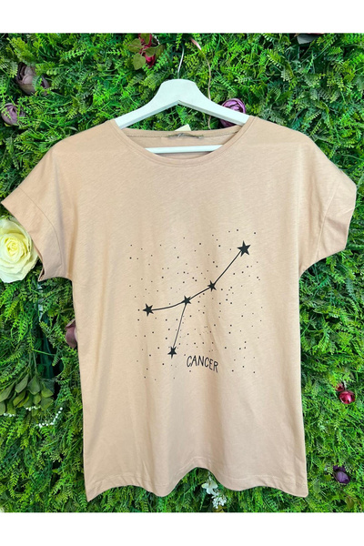 Mad Diva Beige Cotton Cotton, Zodiac