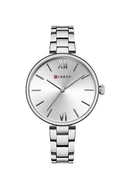 Curren Women's Water Resistant Alloy Analog Watch 9017 - 30 mm - Silver