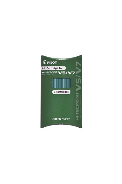 Pilot Roller Refill V5/V7 Green Hi-Tecpoint 3/Set