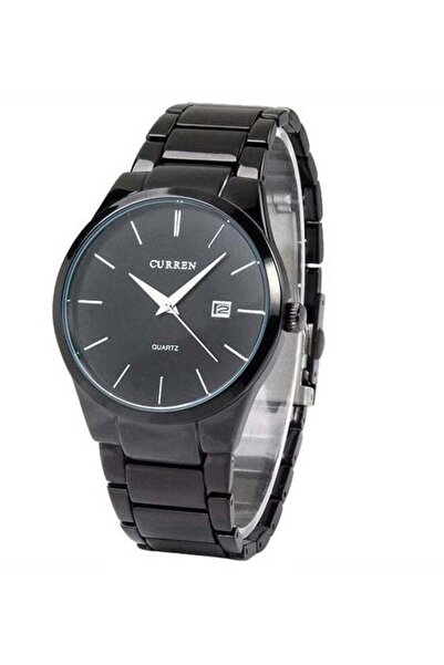 Curren Men's Stainless Steel Analog Wrist Watch M8106BB - 29 mm -Black