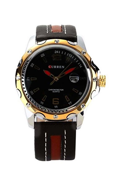 Curren Men's Leather Analog Watch
