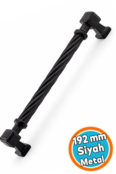 NZB Mobilya Çekmece Mutfak Dolabı Dolap Modern Kapak Kulpları Mat Siyah Metal...