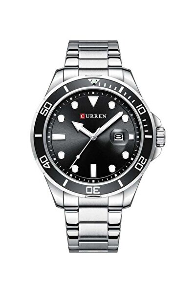 Curren Men's Classic Luminous Analog Watch - 47 mm - Silver