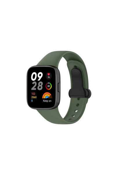eco port Redmi Watch 3 Origin Silicone Strap (Not a Watch) - Dark Green
