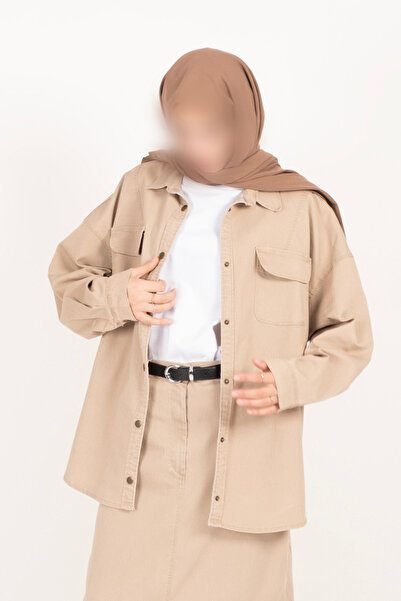 Vauva Buttoned denim jacket with pockets - slim fit denim jacket