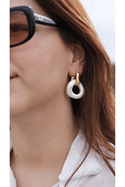Ladies&Gentlemen Minimal Statement Earrings |   Two-Tone Stylish Casual Earrings