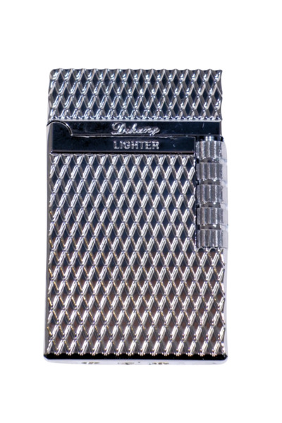 Black Martin Soft Flame Desenli Gümüş Metal Çakmak