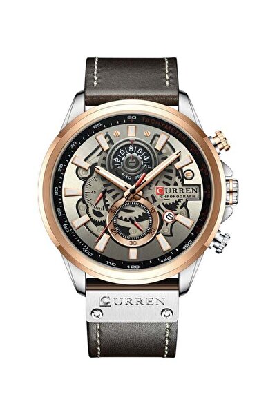 Curren Men's Water Resistant Chronograph Watch J4517RG-GY-KM