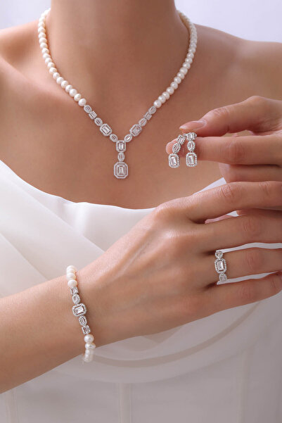 Gümüşbox DOĞAL İNCİ SET GB7055