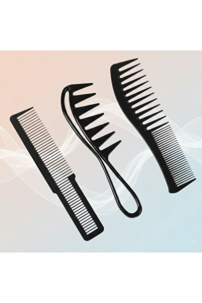 gaman Set profesional de 3 piepteni pentru păr - pieptene cu dinți fini, piep...