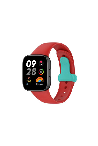 eco port Redmi Watch 3 Origin Silicone Strap (Not a Watch) - Red