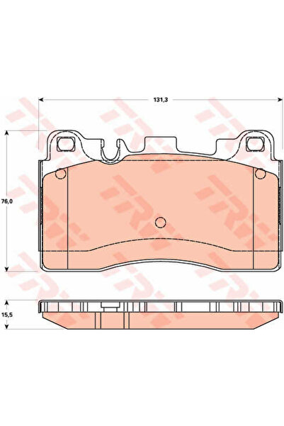 TRW Set plăcuțe de frână, frână cu disc GDB1906