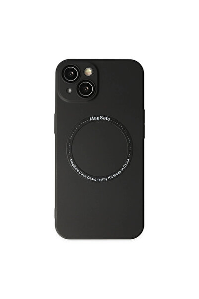 eco port جراب آيفون 14 بلس جاك ماجنيتي سيف من السيليكون - أسود