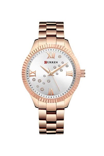 Curren Women's Water Resistant Alloy Analog Watch Rose Gold