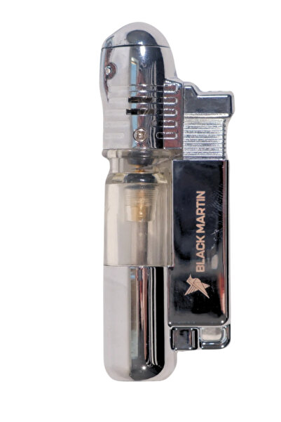 Black Martin Tek Torch Pürmüz Gümüş Puro Çakmağı