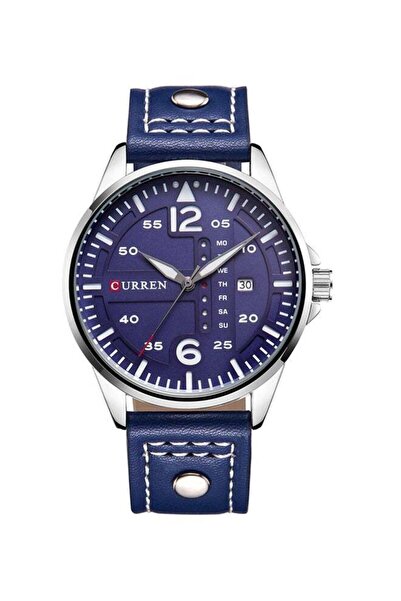 Curren Men's Leather Analog Watch