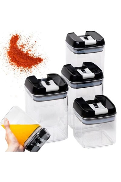 verk group Set of 4 Airtight Food Containers