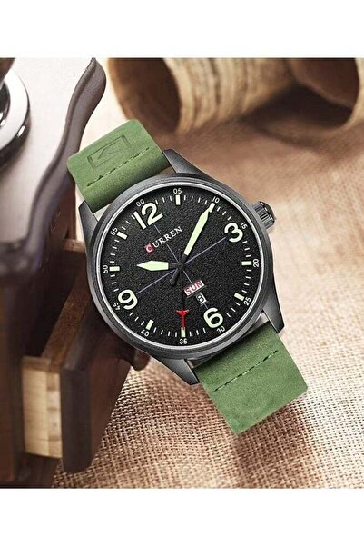 Curren Men Alloy Analog Watch WT-CU-8265-GR