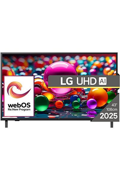 LG Televizor LED 43UA74003LB, 108 cm, Smart, 4K Ultra HD, Clasa G (Model 2025)