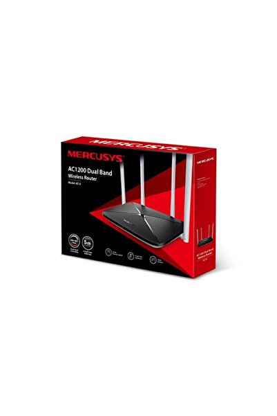 Universal Tp-Link Mercusys Ac12 Ac1200 867Mbps/5Ghz/300Mbps/2.4Ghz Dual Band ...