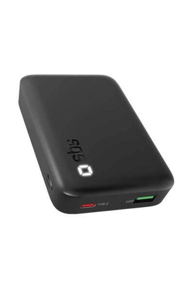 SBS Powerbank de înaltă densitate 10000mAh 20W Czarny