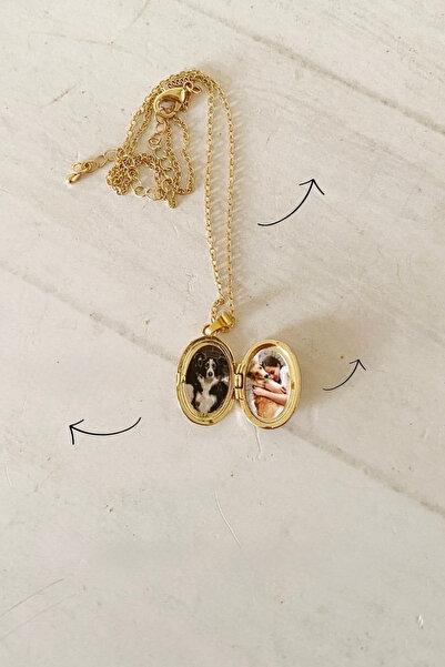 Mute Jewelry 925 Ayar Gümüş Memory Fotoğraf Kolye