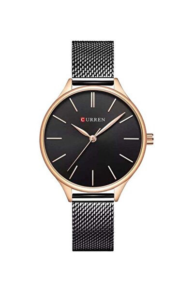 Curren Women's Water Resistant Analog Wrist Watch 9024 - 36 mm -Black