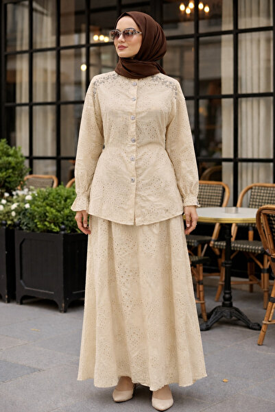 benguen Fisto Stone Double Set A3005-1 Cream