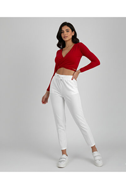 MQ Elegant women's trousers with a slim fit at the bottom, made in Turkey (MQ...