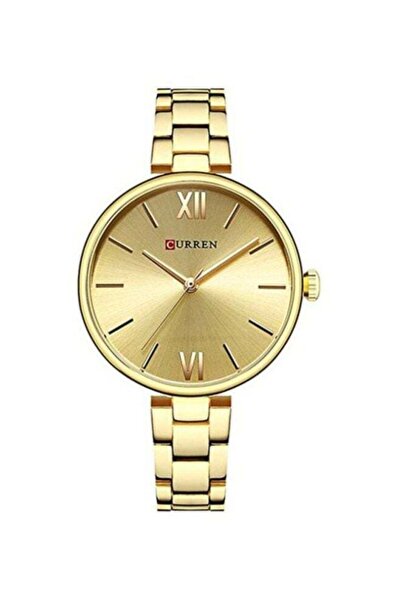 Curren women Alloy Analog Watch CU-9017 - 38 mm - Gold