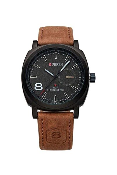 Curren Men's Water Resistant Analog Watch 8139 - 42 mm - Brown