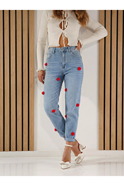 Zaira Giorgia Women's Baggy Fit Jeans Blue #A1390 - 30