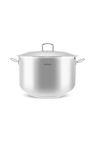 Karaca Nazen Large Size Leather N Steel Ashura Pot 38 cm 26.5 Lt