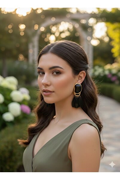 Özce Leaf Dangle Bohemian Earrings