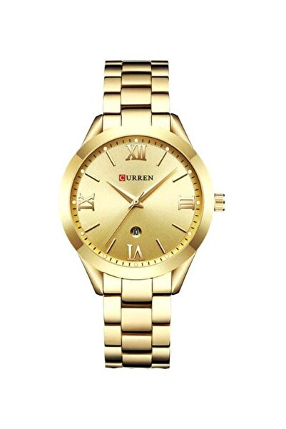Curren Women's Alloy Analog Wrist Watch 9007 - 36 mm - Gold