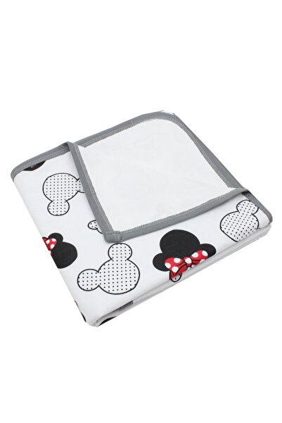 PRICHINDEL Waterproof, reusable mattress protector with red bows, cotton top,...