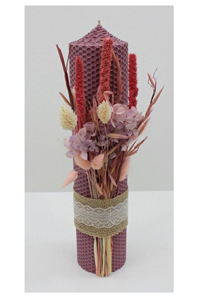 PRICHINDEL Baptism Candle, Beeswax, Lavender, 30cm