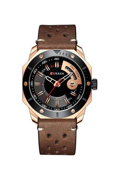 Curren Men's Quartz Luminous Design Waterproof Wristband Wrist Watch