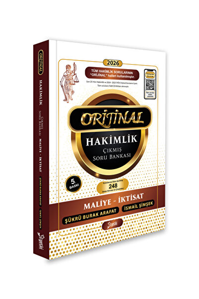 Yetki Yayıncılık Orijinal Maliye - İktisat hakimlik çıkmış soru bankası 2026