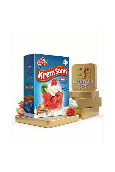 Afia Sade Krem Şanti 3x75 Gr 6 Al 5 Öde