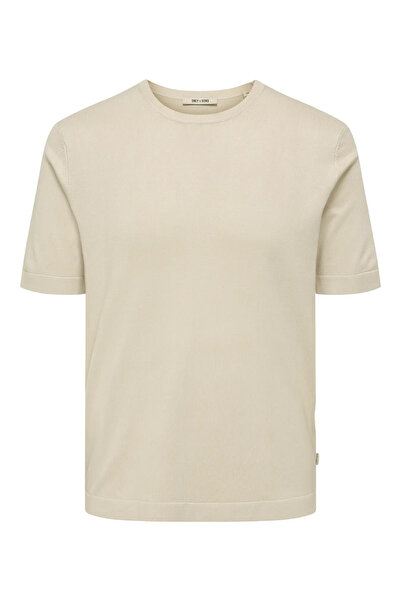 Only & Sons Men's Round Neck Basic Knitted T-Shirt - 22022928