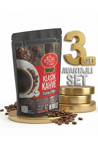 Afia Klasik Kahve 3x100 Gr