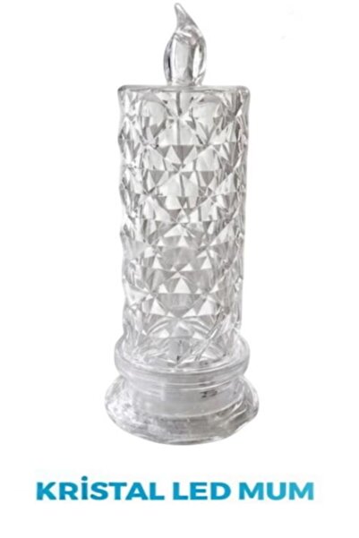 GÜZELYÜZ AVM Kristal Led Mum Pilli