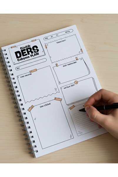 İmajmix A5 Academic Daily Planner - 120 Gr Premium Paper - 30 Sheets