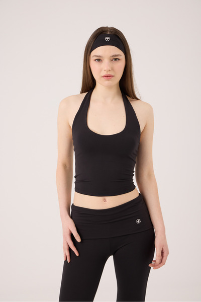 HOLLY LOLLY Halter Neck Ellen Bustier Black